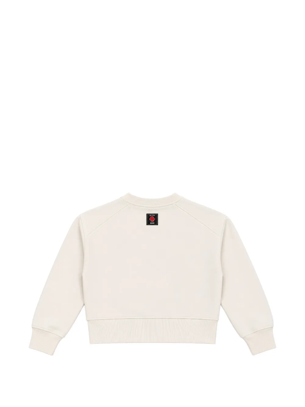 MSGM Kids Sweater met logopatch Beige