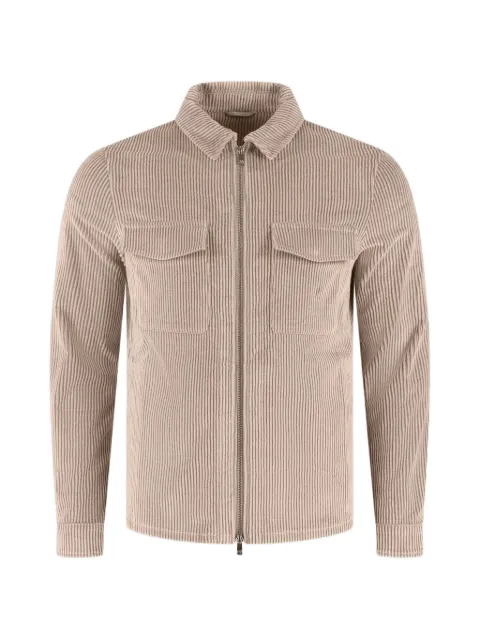 Marco Pescarolo corduroy zip-up jacket