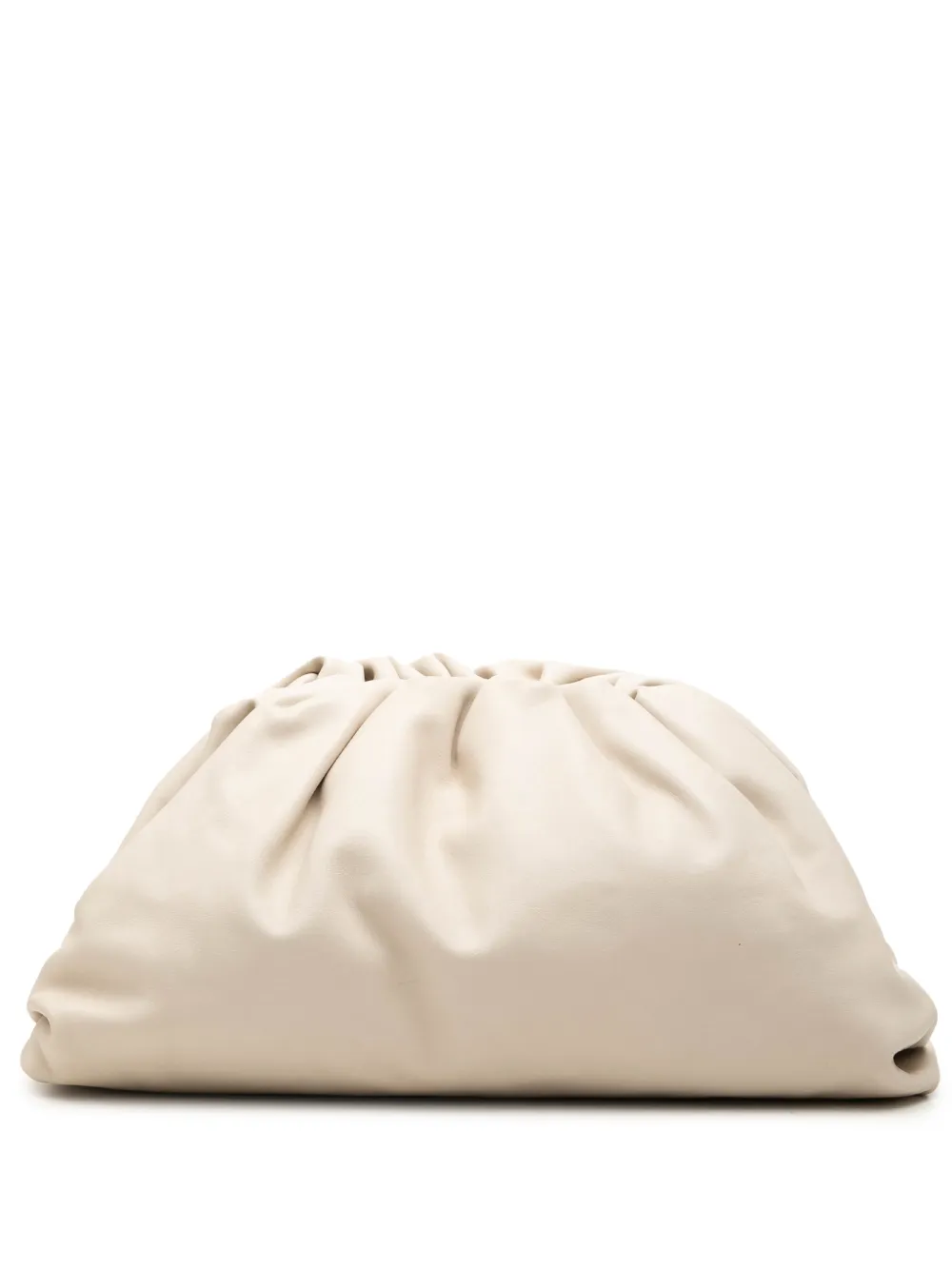 Bottega Veneta Pre-Owned pochette en cuir d'agneau The Pouch (2012-2026) - Blanc