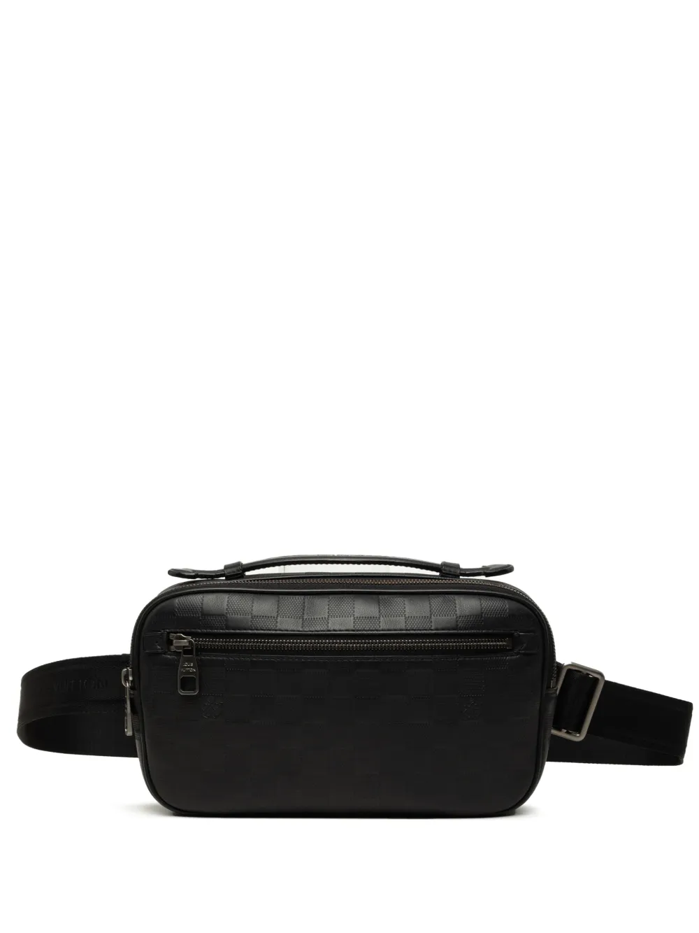 Louis Vuitton Pre-Owned 2014 Damier Inifini Ambler belt bag - Black