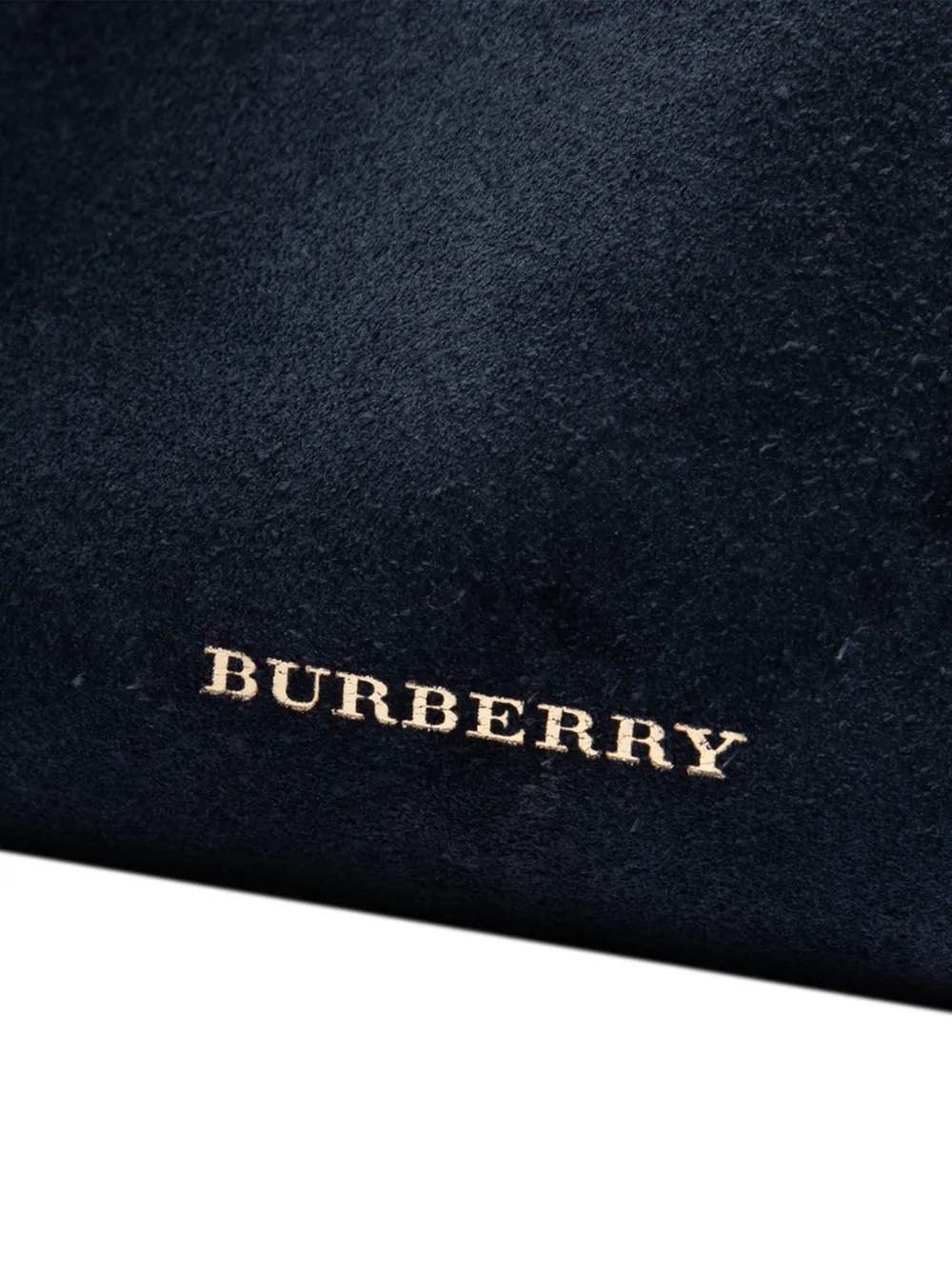 Burberry Pre-Owned 2018-2023 Medium Suede And Calfskin Banner