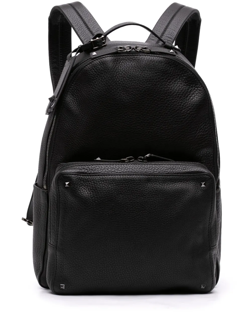 Valentino Garavani Pre-Owned 2018-2026 Grained Calfskin Rockstud backpack - Nero