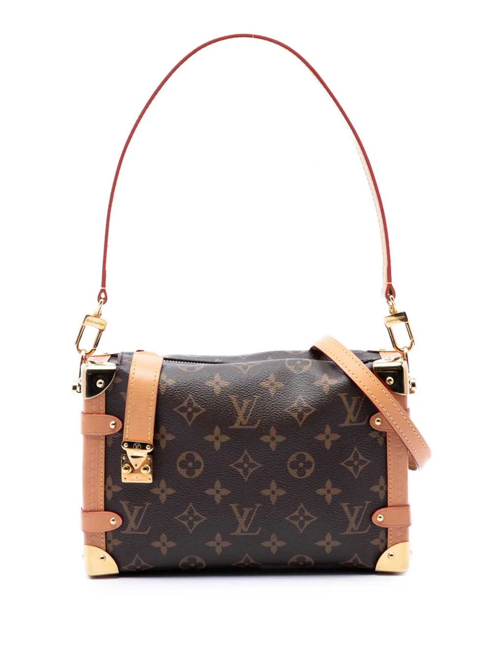 Louis Vuitton Pre-Owned 2021-2026 Monogram Side Trunk MM satchel - Marrone