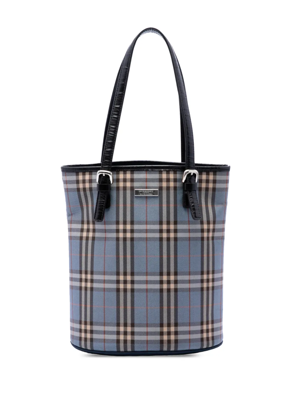 Burberry Pre-Owned sac seau à motif House Check en nylon (2000-2017) - Bleu