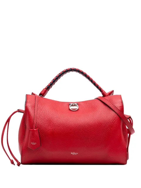 Mulberry Pre-Owned 2015-2026 Medium Grained Calfskin Iris satchel