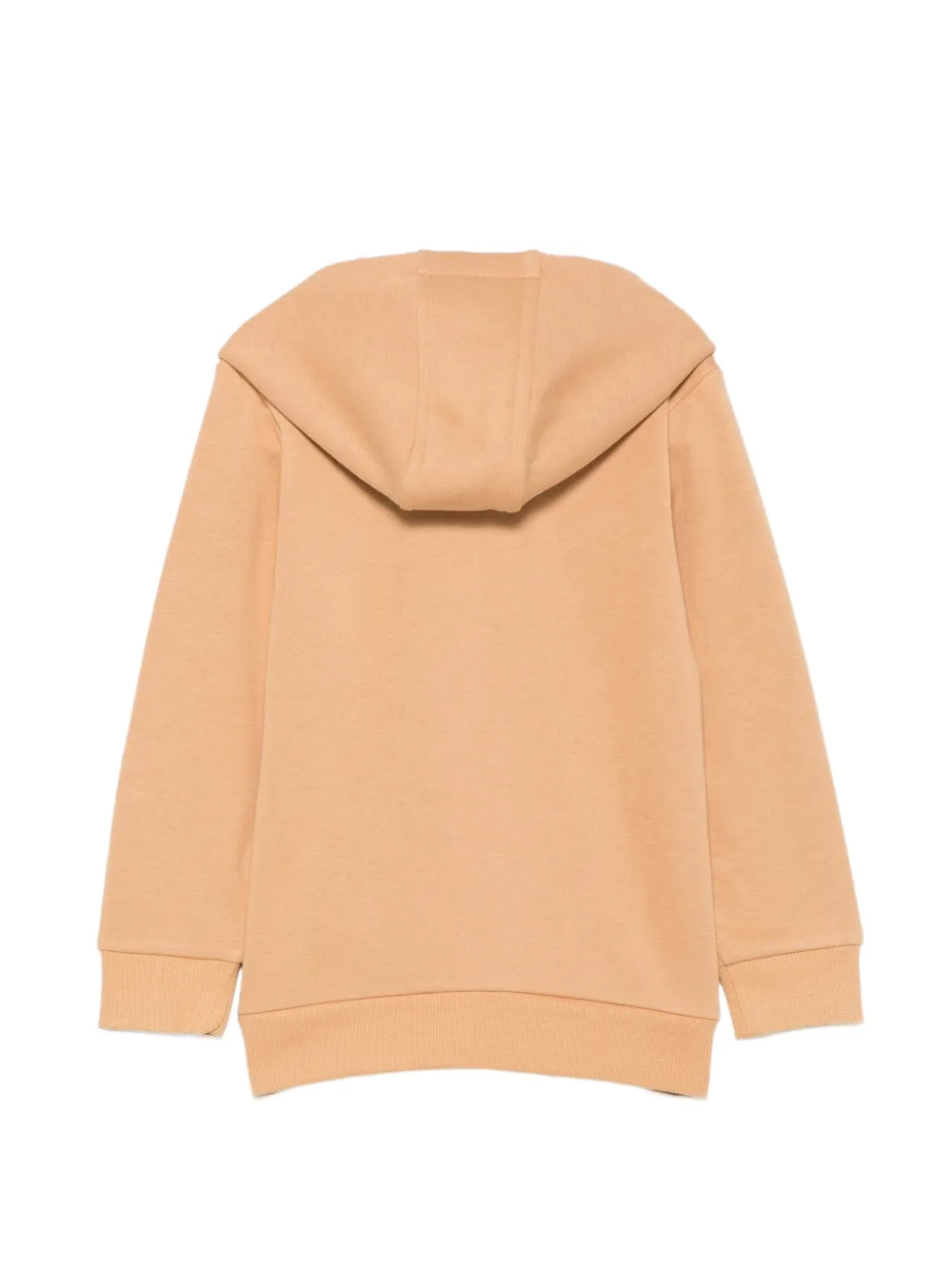 Timberland Kids Hoodie met logoprint en rits Beige