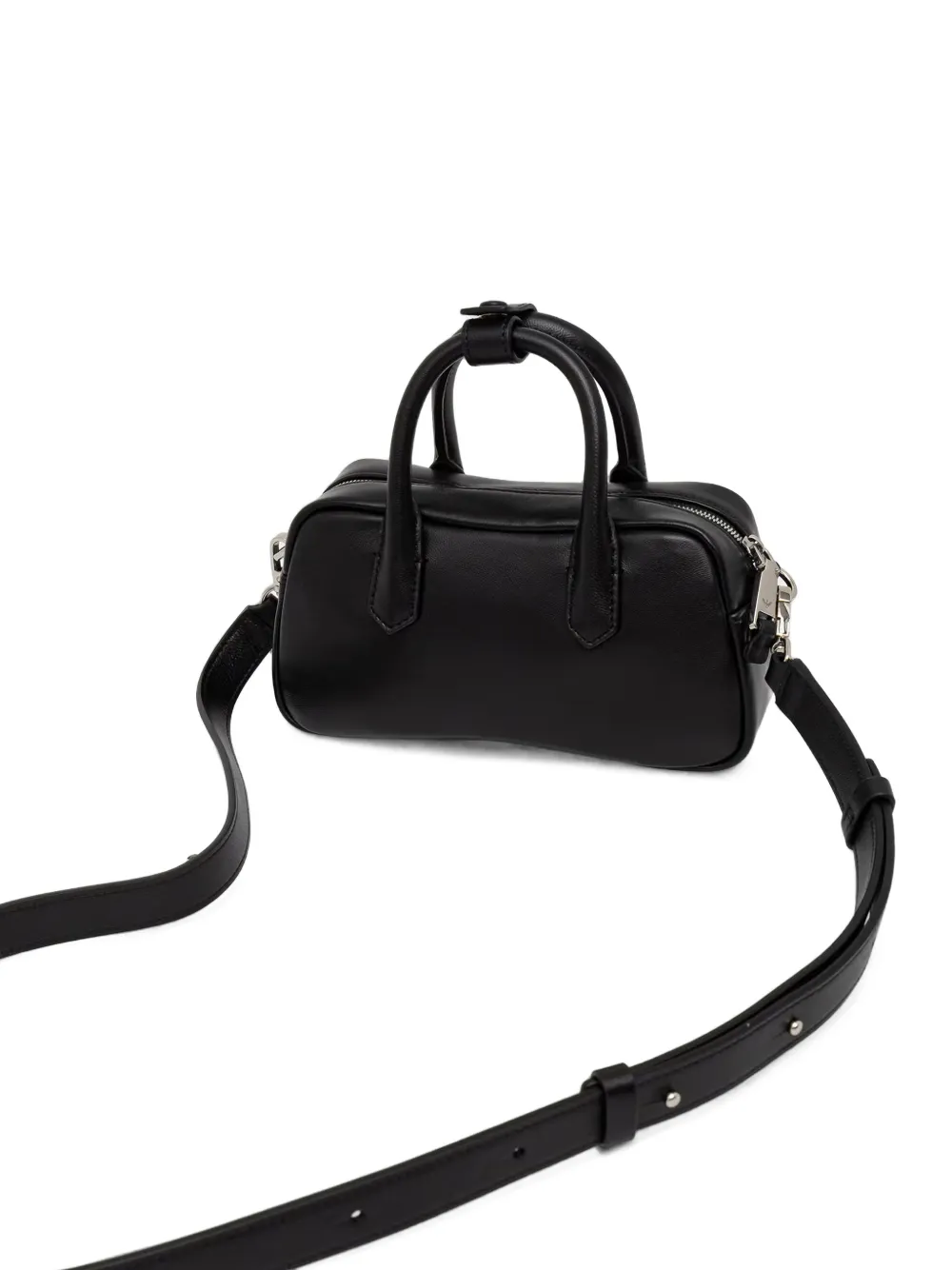 Emporio Armani Schoudertas met logoplakkaat Zwart