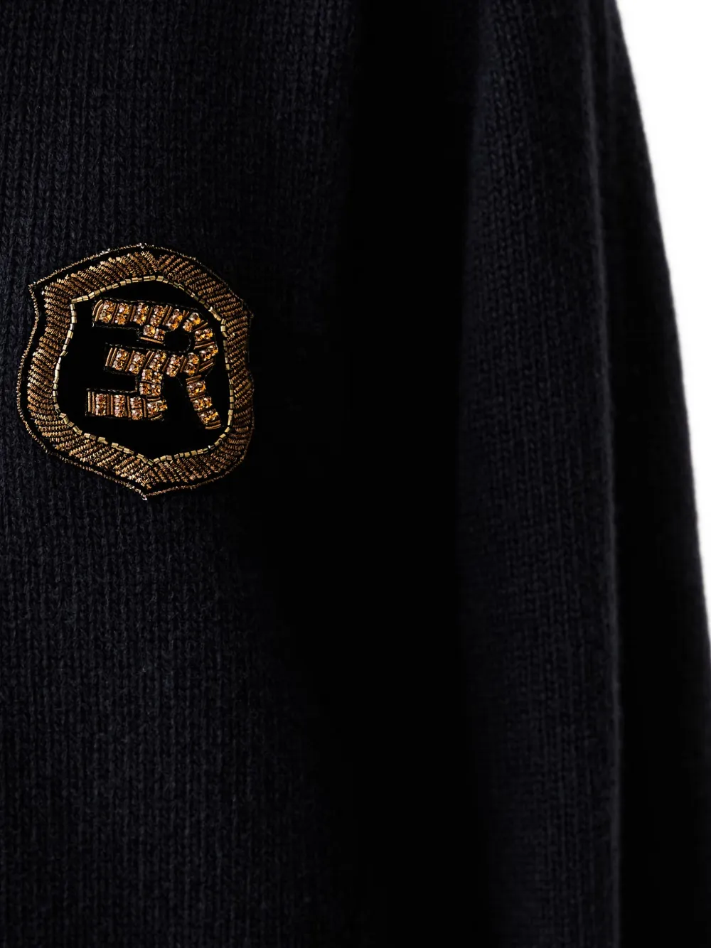Ermanno Scervino Trui met logopatch Blauw