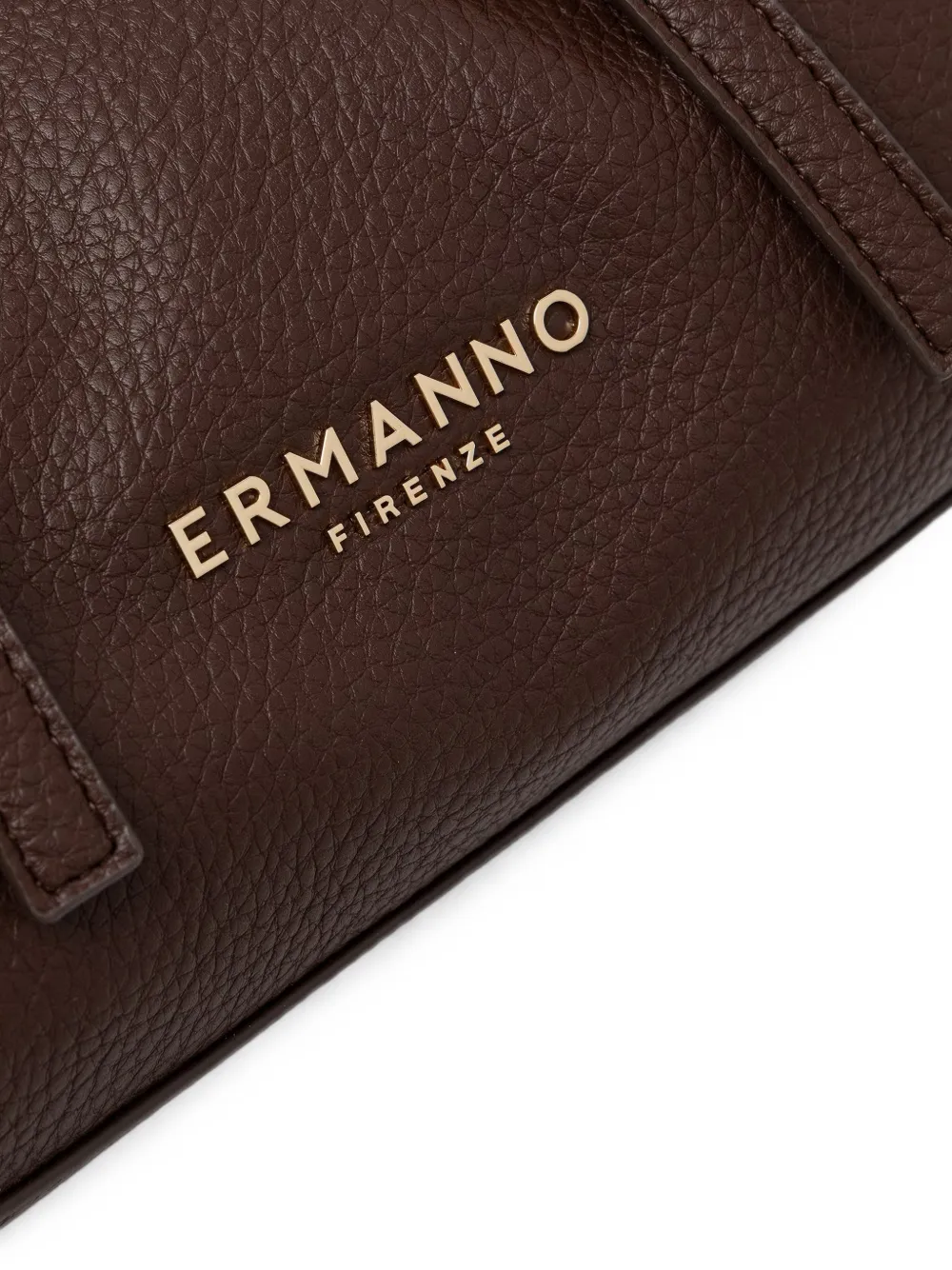 Ermanno Scervino Schoudertas met gevlochten afwerking Bruin