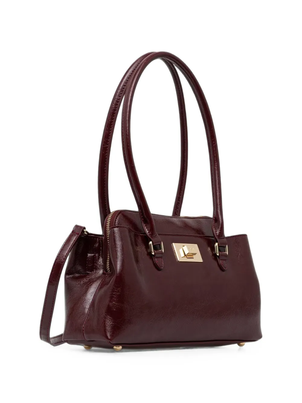 Ermanno Scervino Schoudertas met draaislot Rood