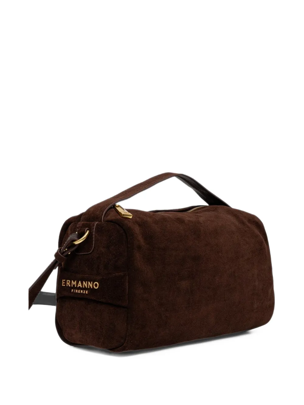 Ermanno Scervino suede tote bag Bruin