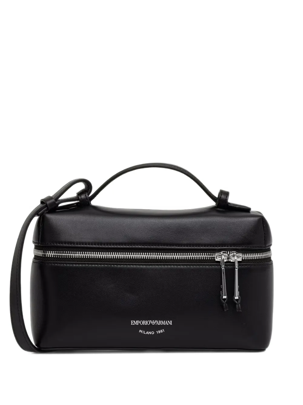 Emporio Armani logo-print crossbody bag - Nero