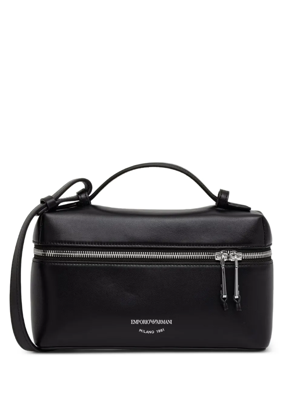 Emporio Armani logo-print crossbody bag - Nero