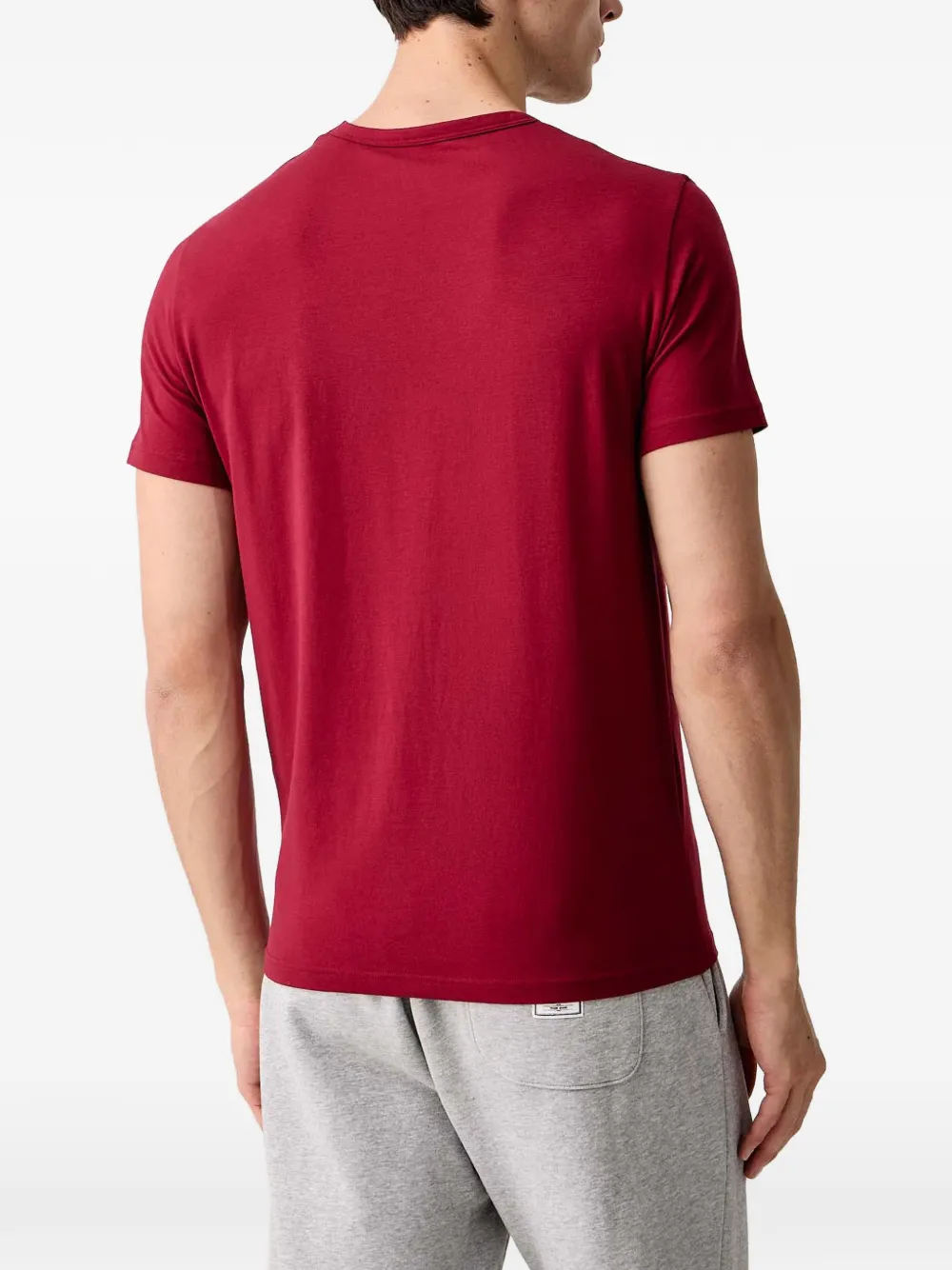Emporio Armani Twee T-shirts met logoprint Rood