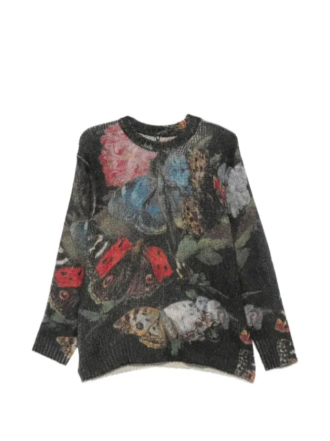 R13 butterfly-print sweater