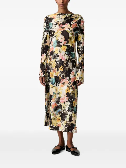 Stine Goya floral-print cowl-neck maxi dress