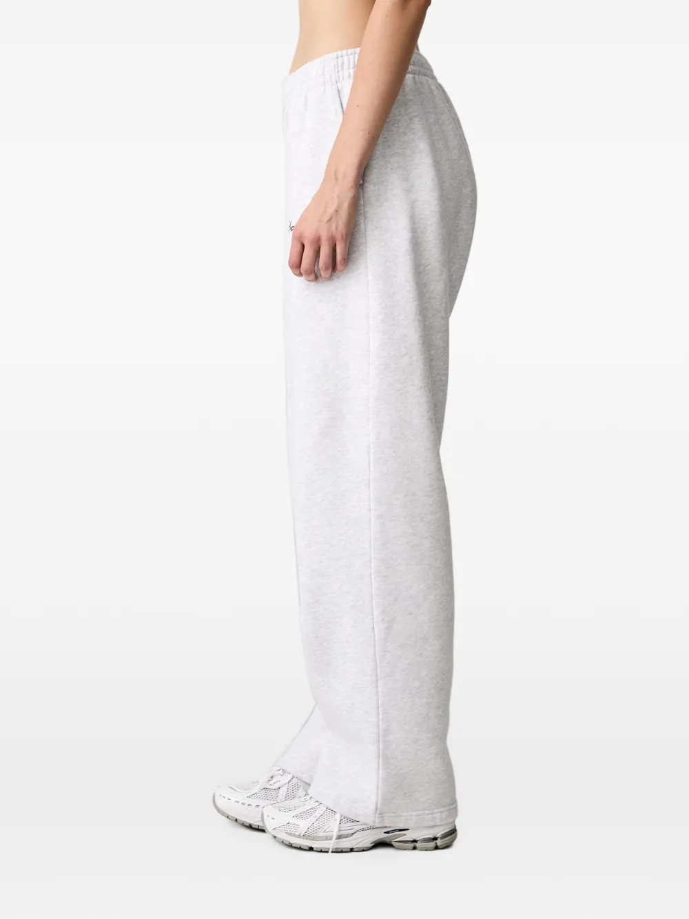 Sporty & Rich Signature logo-embroidered track pants Grijs