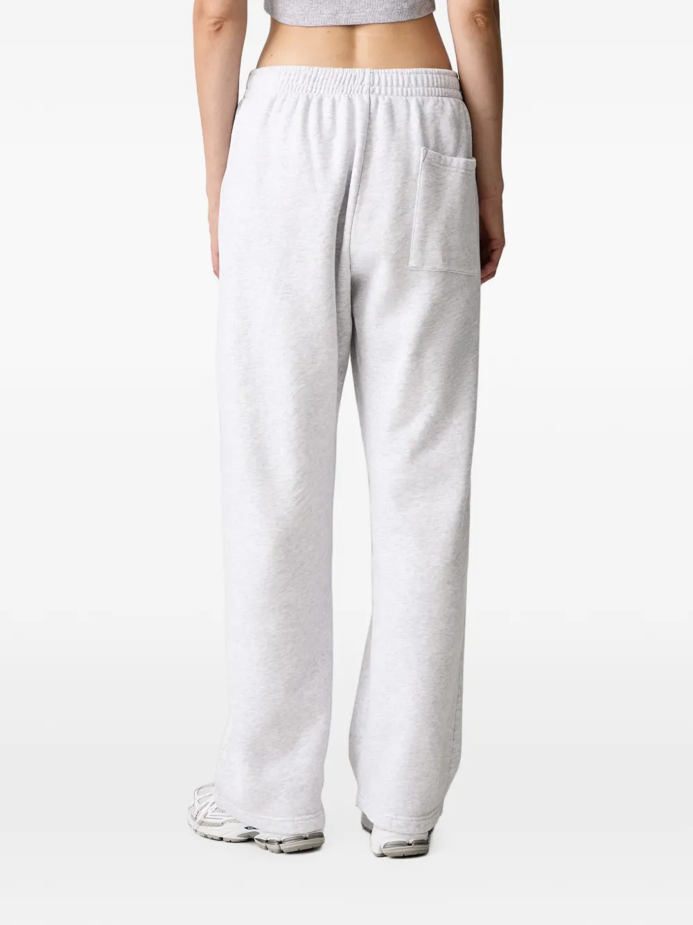 Sporty & Rich Signature logo-embroidered track pants Grijs