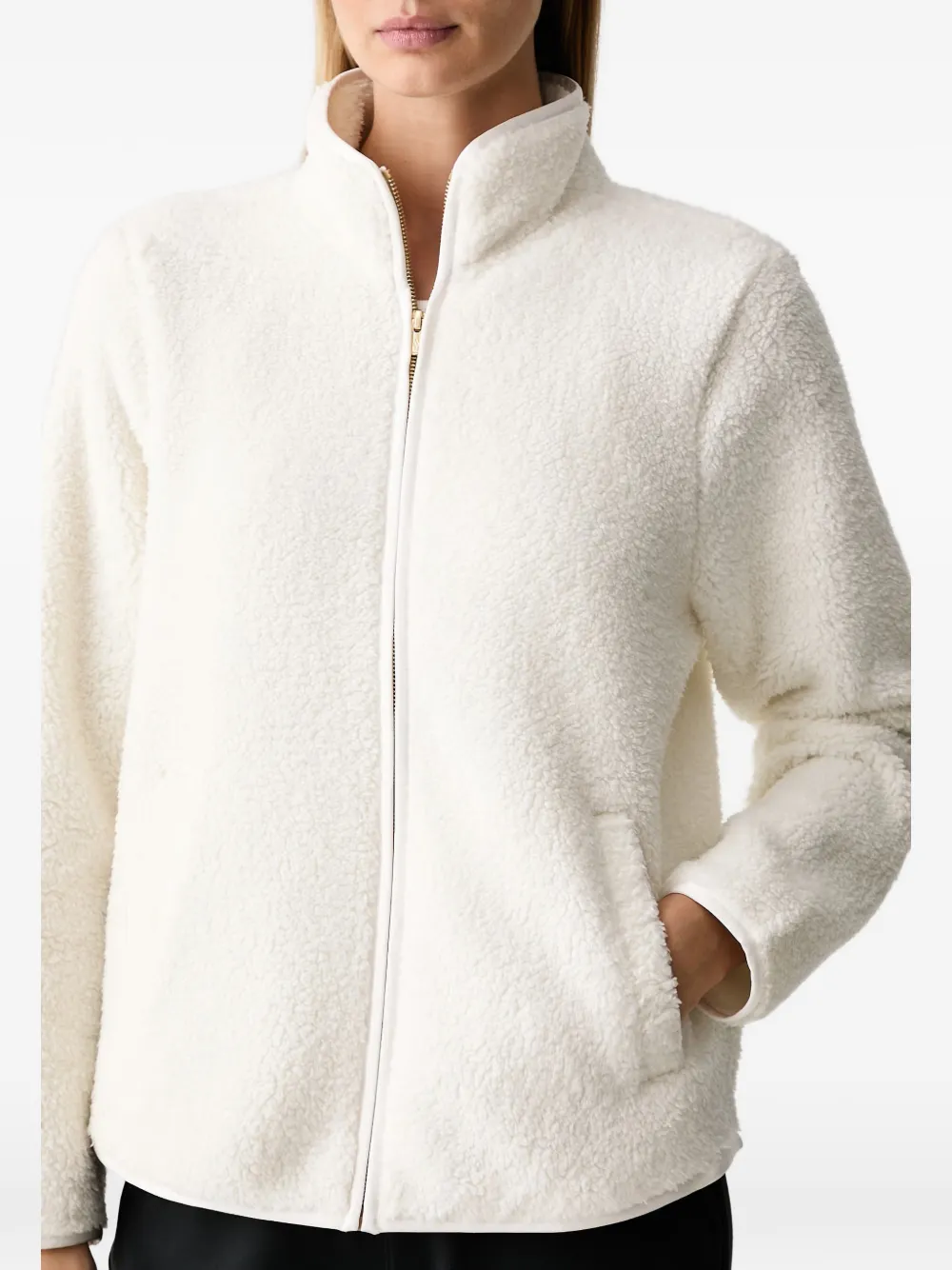 Skechers Skech-Sherpa jack met rits Wit