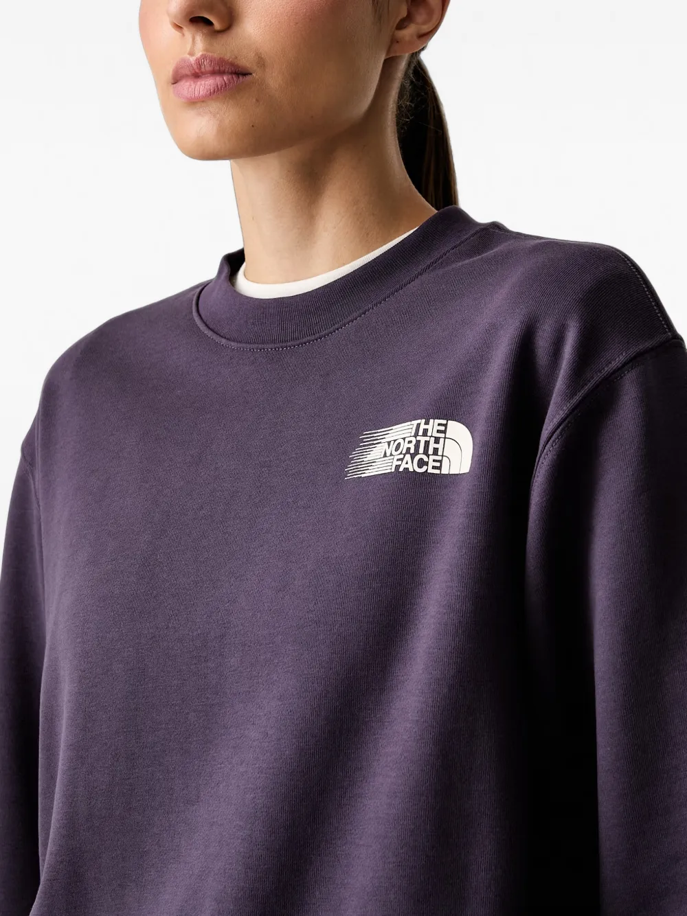 The North Face Retro Trail sweater met logoprint Paars
