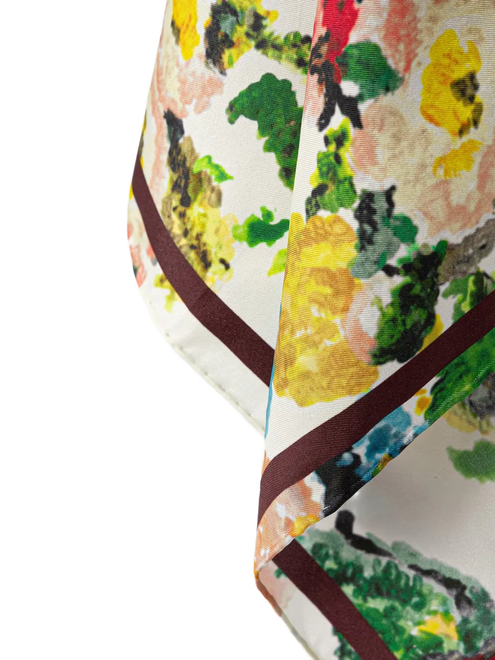 Stine Goya Sjaal met bloemenprint Beige