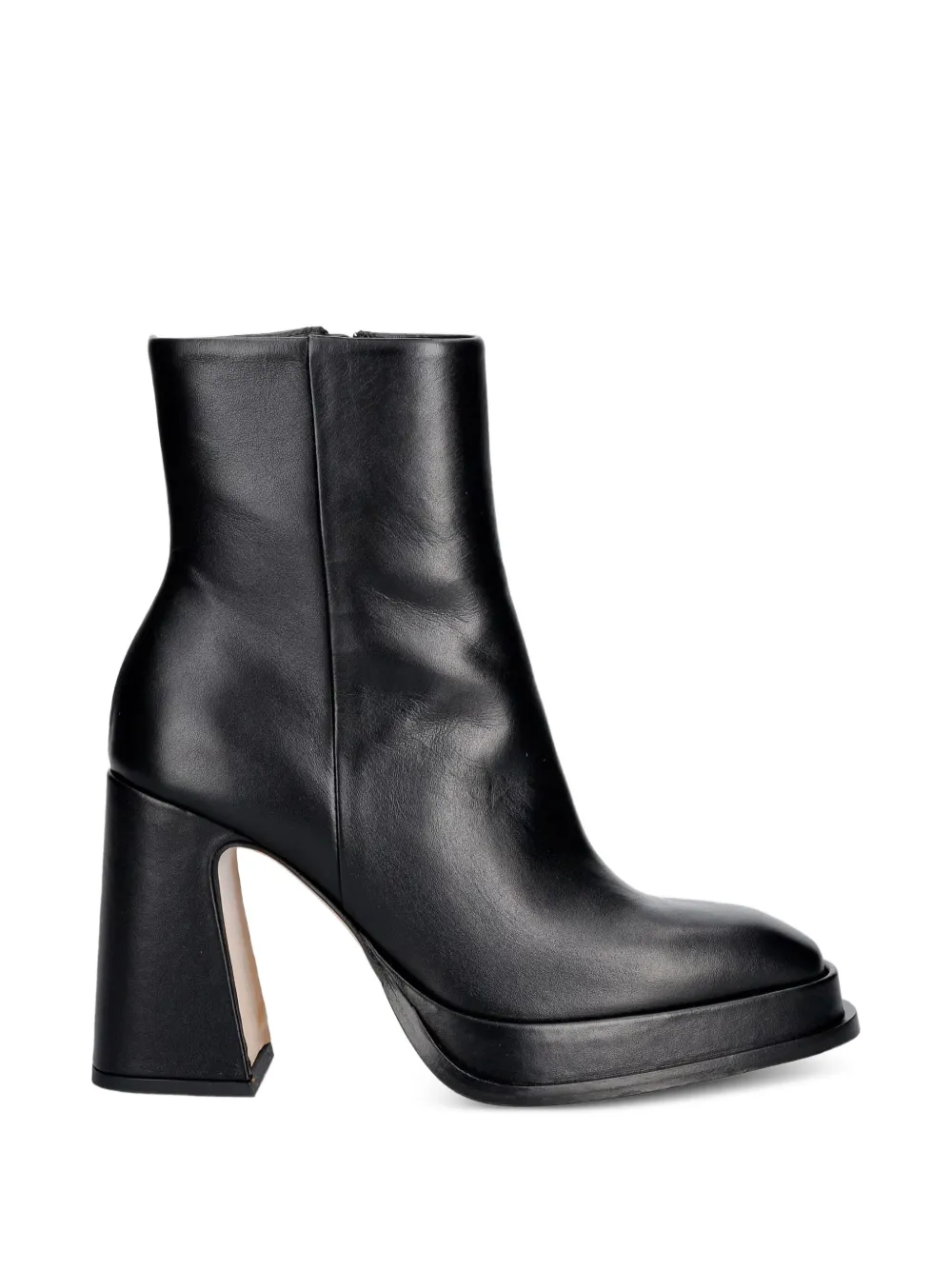 Souliers Martinez Chueca platform square-toe ankle boots