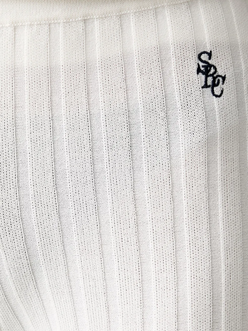 Sporty & Rich Broek met wijde pijpen Wit