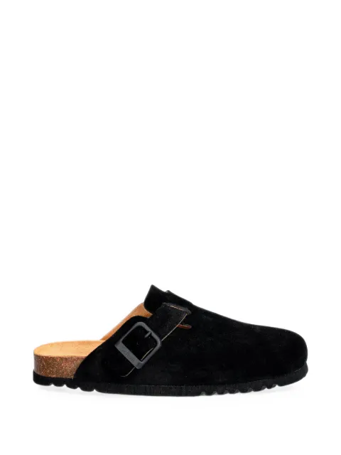Scholl Olivier buckle-fastening suede clogs