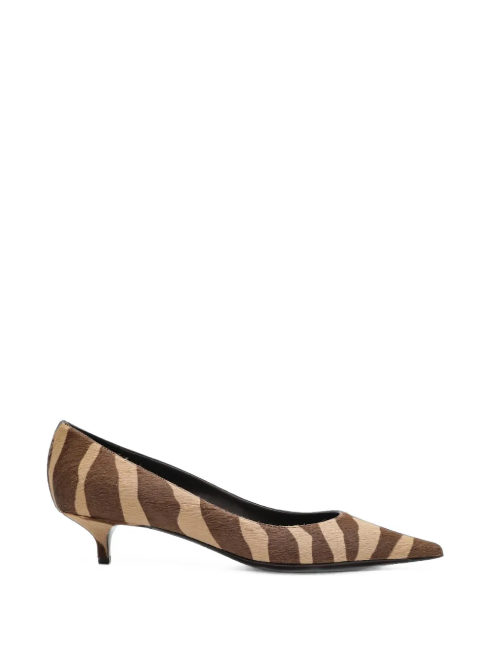 Jimmy Choo Amelia zebra-print pumps - Tons neutres