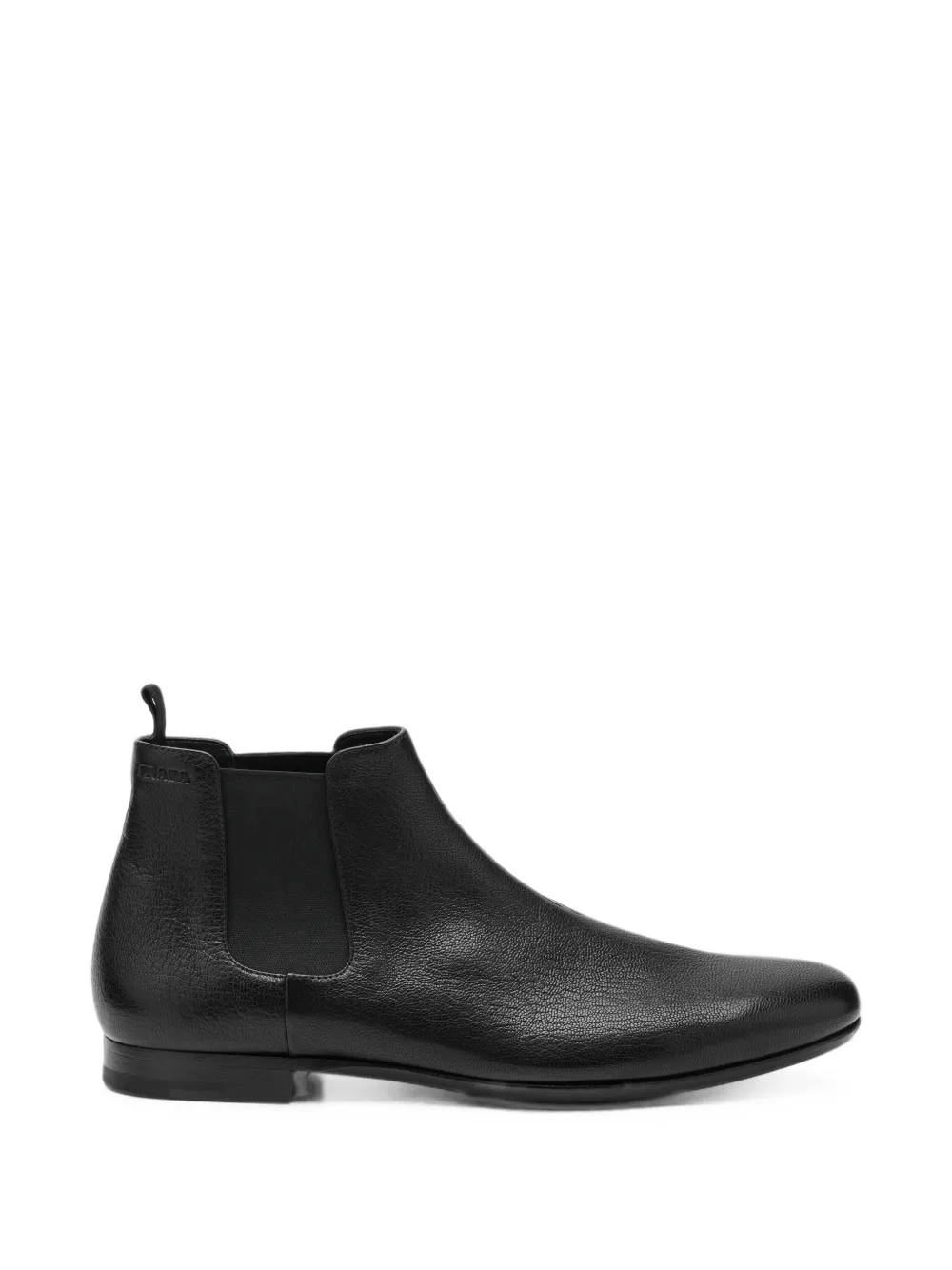 Prada bottines chelsea en cuir - Noir