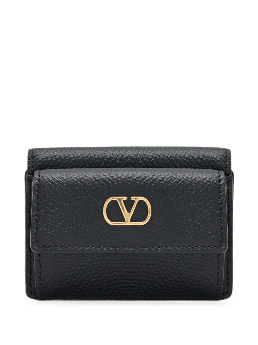 Valentino Garavani VLogo Signature trifold wallet - Nero