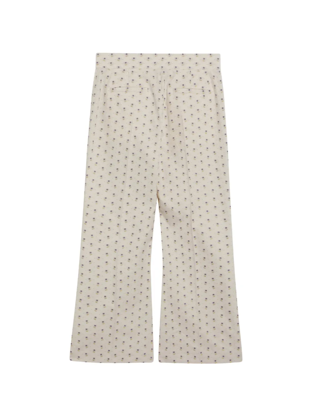 Valentino Garavani Broek met wijde pijpen Beige