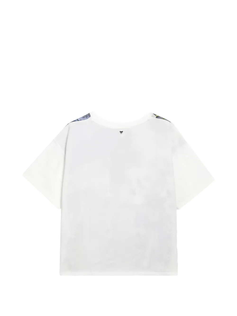 Weekend Max Mara T-shirt met patchwork bloemenprint Wit