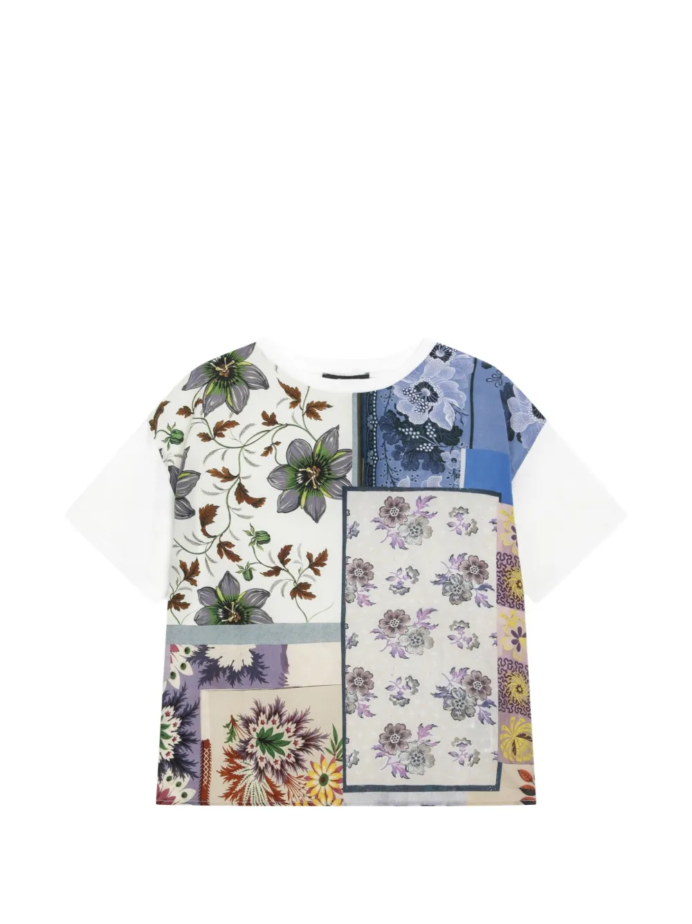 Weekend Max Mara patchwork floral-print T-shirt