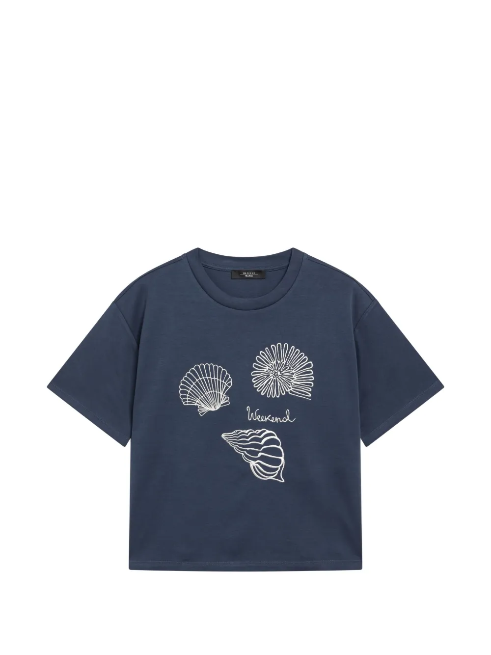 Weekend Max Mara shell-embroidered T-shirt
