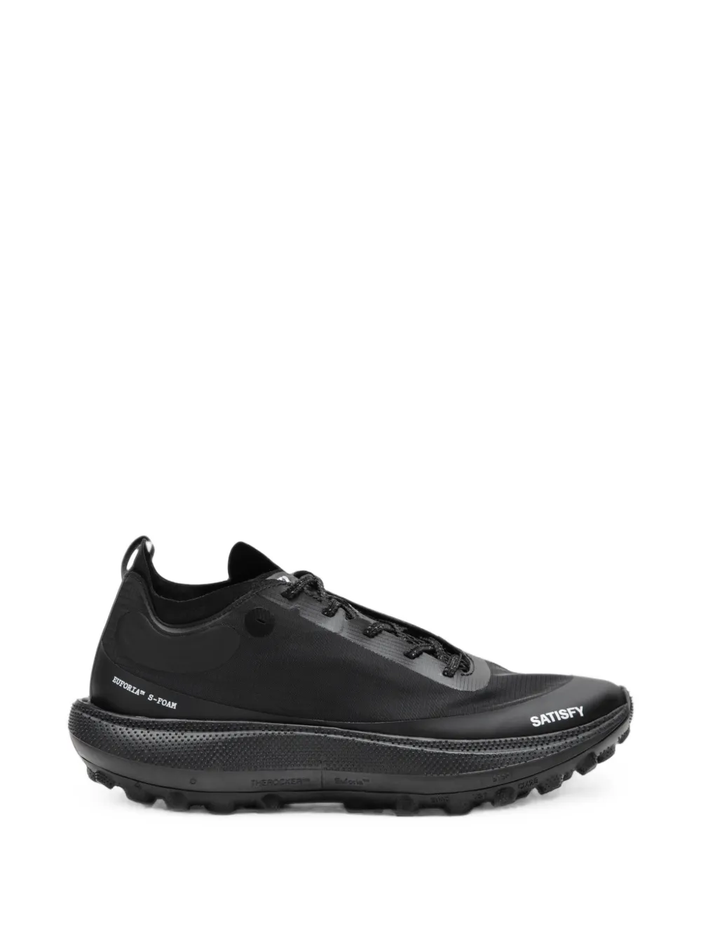 Satisfy Therocker Ripstop Panelled Sneakers In Black