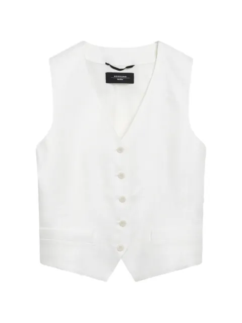 Weekend Max Mara chaleco con botones
