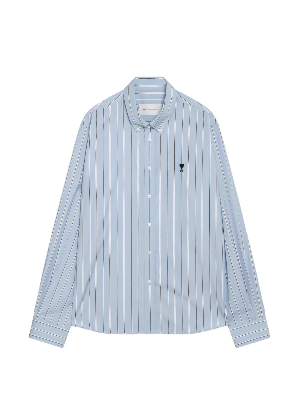 AMI Paris Ami de Coeur striped shirt