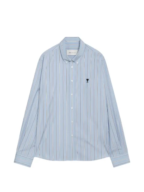 AMI Paris Ami de Coeur striped shirt