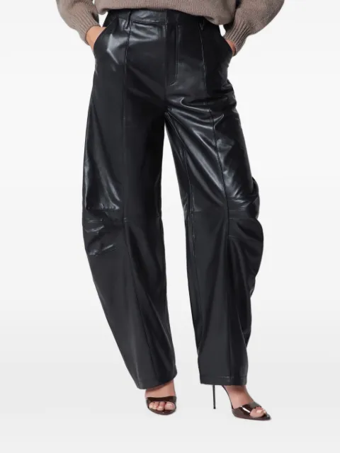 ROTATE BIRGER CHRISTENSEN leather cargo pants black