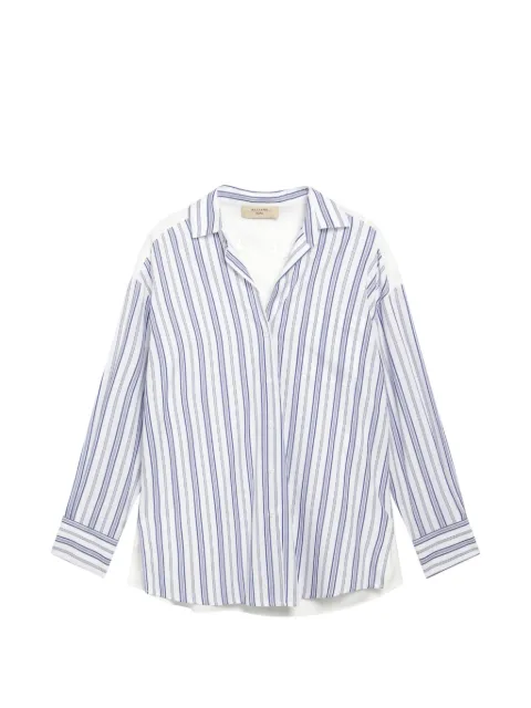 Weekend Max Mara embroidered striped cotton shirt