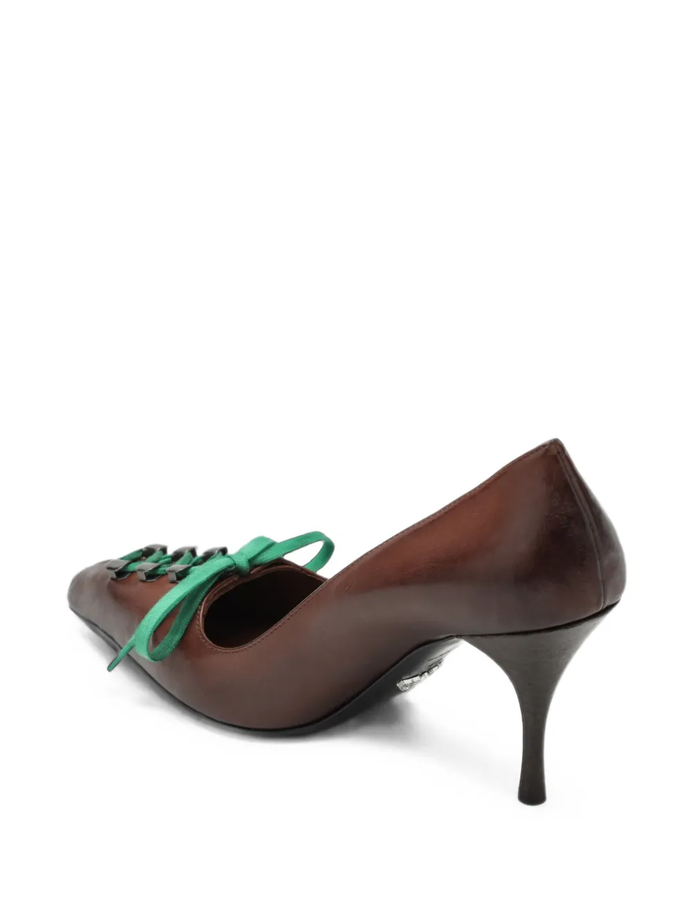 Prada lace-up pointed-toe pumps Bruin