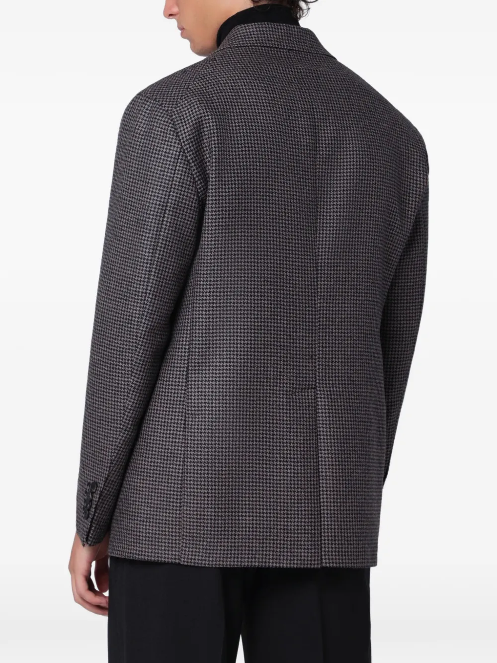 Tagliatore New York blazer met pied-de-poule print Grijs