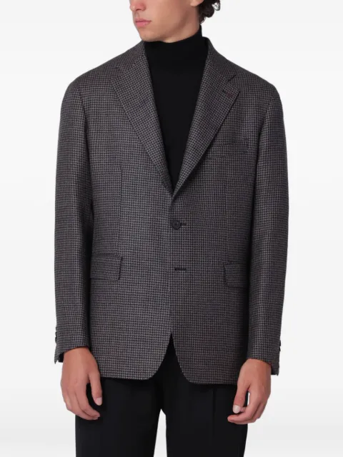 Tagliatore New York houndstooth-pattern blazer