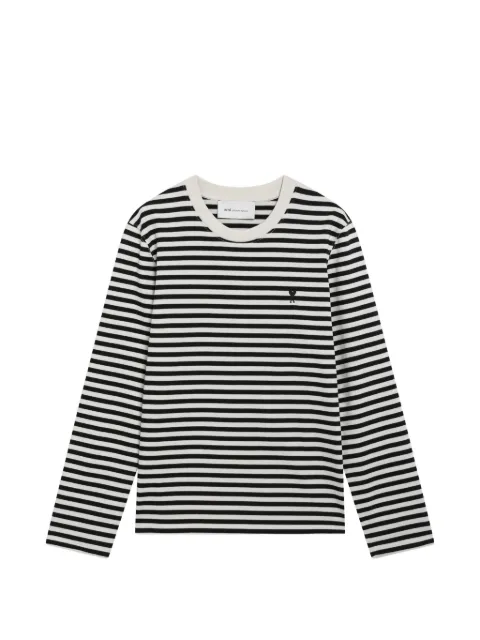 AMI Paris Mariniere cotton t-shirt with Ami de Coeur