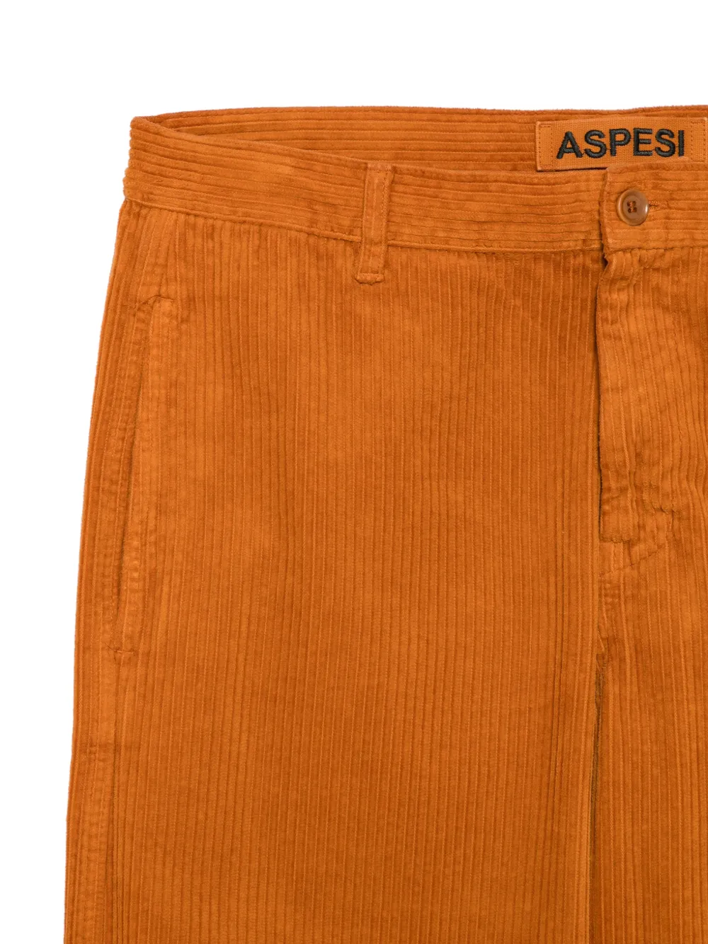 ASPESI Funzionale ribfluwelen broek Oranje