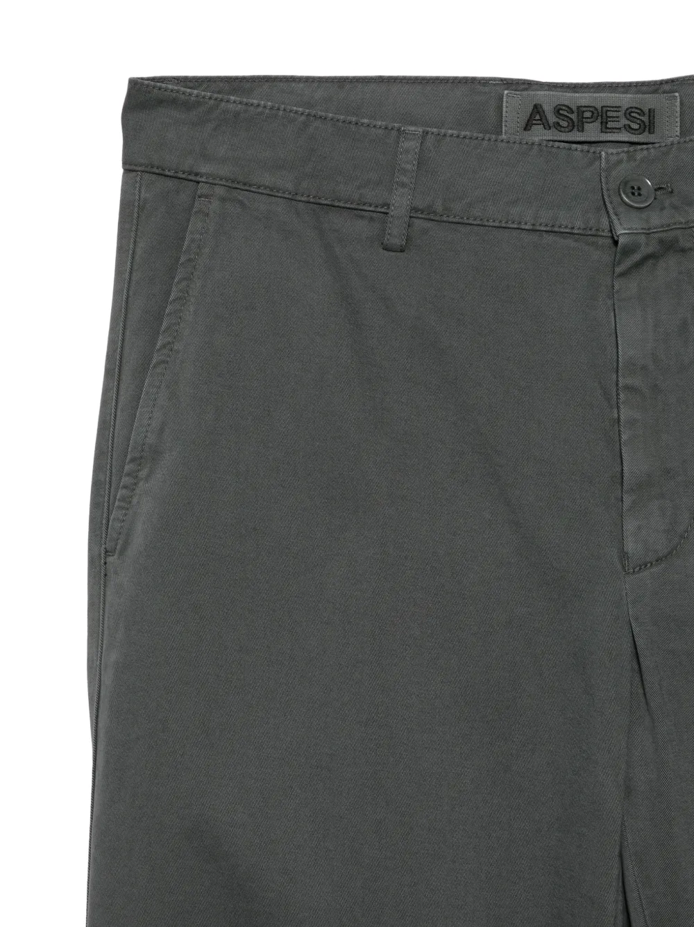ASPESI Norman katoenen broek Grijs