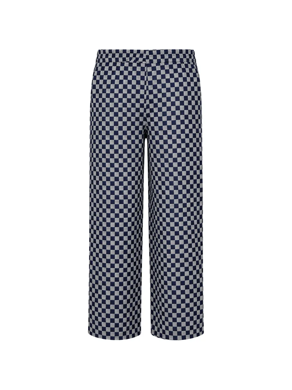 MSGM Kids Jeans mit Schachbrett-Print - Schwarz