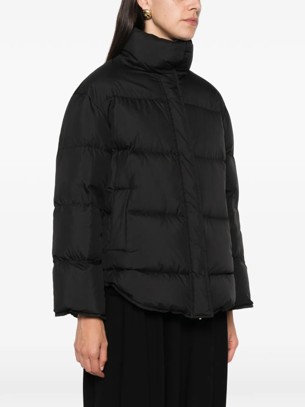 Max Mara Gewatteerd donsjack Zwart