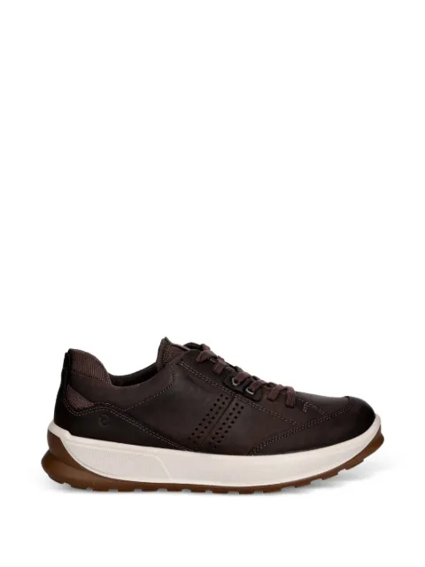 ECCO perforated leather trainers
